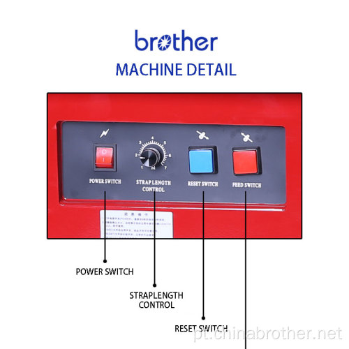 Máquina de ferramenta de correção de correia pp semi-automática